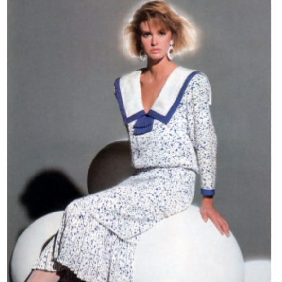 Flora Kung Dresses & Skirts - VINTAGE FLORA KUNG Dress - Featured in Vogue, December 1984.